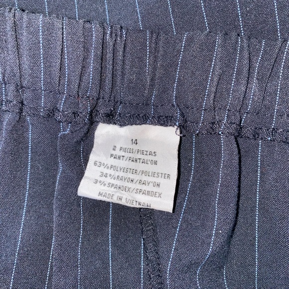 Navy blue/black slacks - Picture 3 of 3